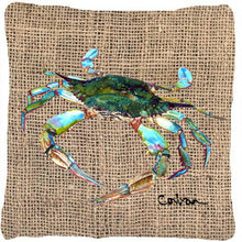 Load image into Gallery viewer, Crab Decorative   Canvas Fabric Pillow