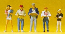 Load image into Gallery viewer, Preiser 10367 HO Scale People Working -- Guests at the Restaurant pkg(5)