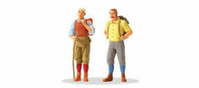 Load image into Gallery viewer, Preiser 44903 G Scale Pedestrians 1/22.5 Scale -- Wanderers Standing