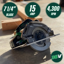 Load image into Gallery viewer, Metabo HPT C3607DAQ4M 36V MultiVolt Brushless 7-1/4-in Circular Saw (Tool Body Only)