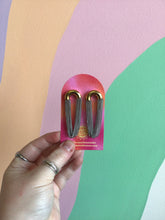 Load image into Gallery viewer, Whitney Titanium Chain Dangle Earrings