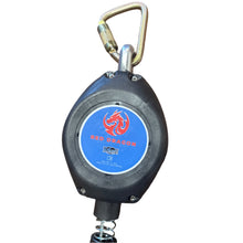 Load image into Gallery viewer, 1&quot; x 20 Ft Retractable Web Lifeline w/ Aluminum Carabiner &amp; Hook | US-HPS20