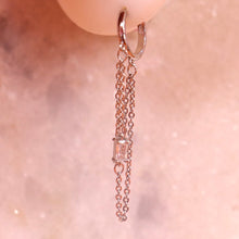 Load image into Gallery viewer, Cascading Chains Hoop - Mix and Match Earring