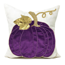 Load image into Gallery viewer, Green Pumpkin Pillow Case