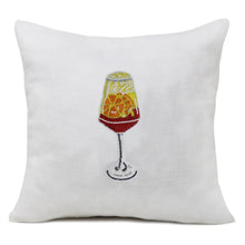 Load image into Gallery viewer, Cocktail Pillow Cover, Drinks Pillow Cover