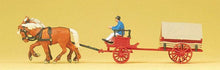 Load image into Gallery viewer, Preiser 30429 HO Scale Emergency - Horse-Drawn Fire Equipment -- Coal Tender