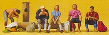 Load image into Gallery viewer, Preiser 10443 HO Scale Recreation &amp; Sports -- Hikers at Spring
