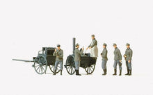 Load image into Gallery viewer, Preiser 16594 HO Scale Unpainted Figures The Chow Line Field Kitchen w/6 Figures