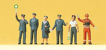 Load image into Gallery viewer, Preiser 10236 HO Scale Railroad Personnel -- 1989 Railroad Personnel