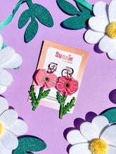 Load image into Gallery viewer, Poppy Bloom Earrings