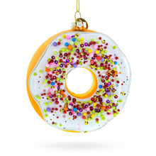 Load image into Gallery viewer, Doughnut Delight Glass Christmas Ornament