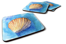 Load image into Gallery viewer, Shells Coasters - Set of 4 Lightweight Foam, Absorbent Drink Coasters