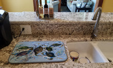 Load image into Gallery viewer, Crab Dish Drying Mat – Absorbent, Artistic Kitchen Essentials 8016DDM