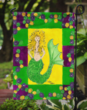 Load image into Gallery viewer, Mardi Gras Mermaid Garden Flag – Decorative Outdoor Yard Flag