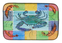 Load image into Gallery viewer, Crab Dish Drying Mat – Absorbent, Artistic Kitchen Essentials 8040DDM