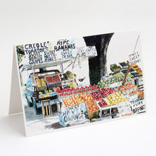 Load image into Gallery viewer, Fruit Stand Greeting Cards -  Blank Note Cards – 8-Pack of Artist-Designed Cards with Envelopes