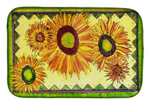 Load image into Gallery viewer, Flower - Sunflower Dish Drying Mat – Absorbent, Artistic Kitchen Essentials 8060DDM