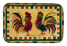 Load image into Gallery viewer, Bird - Rooster Dish Drying Mat – Absorbent, Artistic Kitchen Essentials 8062DDM