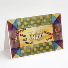 Load image into Gallery viewer, Chicken Soup Get Well Greeting Cards -  Blank Note Cards – 8-Pack of Artist-Designed Cards with Envelopes