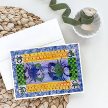 Load image into Gallery viewer, Crab Male to Female Greeting Cards -  Blank Note Cards – 8-Pack of Artist-Designed Cards with Envelopes