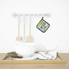 Load image into Gallery viewer, Blonde Funky Mermaid Pot Holders - Set of 2 Decorative Kitchen Helpers | Made in the USA 8080PTHD