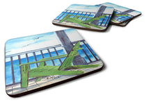 Load image into Gallery viewer, Adirondack Chairs Coasters - Set of 4 Lightweight Foam, Absorbent Drink Coasters