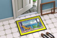 Load image into Gallery viewer, Adirondack Chairs Yellow Doormat - 24x36 Decorative Floor Mat – Indoor/Outdoor Rug