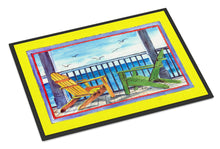 Load image into Gallery viewer, Adirondack Chairs Yellow Doormat - 24x36 Decorative Floor Mat – Indoor/Outdoor Rug