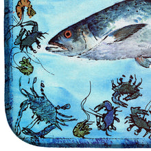 Load image into Gallery viewer, Fish Speckled Trout Dish Drying Mat – Absorbent, Artistic Kitchen Essentials 8086DDM