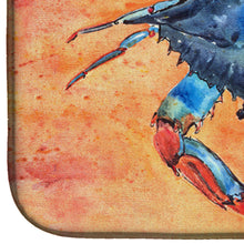 Load image into Gallery viewer, Crab Dish Drying Mat – Absorbent, Artistic Kitchen Essentials 8096DDM