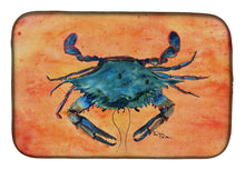 Load image into Gallery viewer, Crab Dish Drying Mat – Absorbent, Artistic Kitchen Essentials 8097DDM