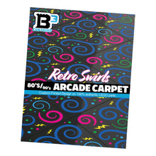 Load image into Gallery viewer, Custom 80's and 90's Arcade Carpet 6x6 Tiles (Swirls) Pack of 10 made with LEGO parts