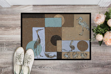 Load image into Gallery viewer, Blue Heron Doormat - 24x36 Decorative Floor Mat – Indoor/Outdoor Rug