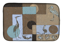 Load image into Gallery viewer, Blue Heron Dish Drying Mat – Absorbent, Artistic Kitchen Essentials 8103DDM