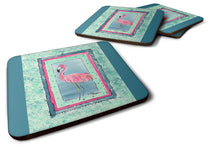 Load image into Gallery viewer, Bird - Flamingo Coasters - Set of 4 Lightweight Foam, Absorbent Drink Coasters