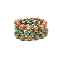 Load image into Gallery viewer, Simple Ceramic Bracelet- Painted Beads