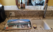 Load image into Gallery viewer, Trapani's Eatery Dish Drying Mat – Absorbent, Artistic Kitchen Essentials 8109DDM