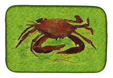 Load image into Gallery viewer, Crab Dish Drying Mat – Absorbent, Artistic Kitchen Essentials 8127DDM