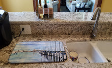 Load image into Gallery viewer, The Warf Dish Drying Mat – Absorbent, Artistic Kitchen Essentials 8128DDM