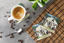 Load image into Gallery viewer, Garcia's Grocery Coasters - Set of 4 Lightweight Foam, Absorbent Drink Coasters