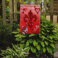 Load image into Gallery viewer, Valentine's Day  Fleur de lis Garden Flag – Decorative Outdoor Yard Flag
