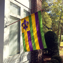 Load image into Gallery viewer, Mardi Gras Flag Canvas House Size
