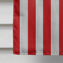 Load image into Gallery viewer, USA Fleur de lis Patriotic American Flag Canvas House Size