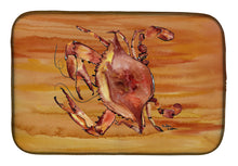 Load image into Gallery viewer, Crab  Dish Drying Mat – Absorbent, Artistic Kitchen Essentials 8139DDM