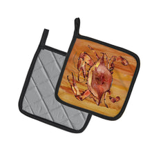 Load image into Gallery viewer, Crab  Pot Holders - Set of 2 Decorative Kitchen Helpers | Made in the USA 8139PTHD