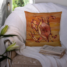 Load image into Gallery viewer, Crab  Throw Pillow - 14x14 Decorative Pillow – Art for Your Home &amp; Patio 8139PW1414