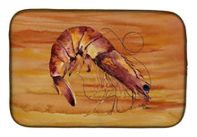 Load image into Gallery viewer, Shrimp Dish Drying Mat – Absorbent, Artistic Kitchen Essentials 8140DDM