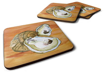Load image into Gallery viewer, Oyster Coasters - Set of 4 Lightweight Foam, Absorbent Drink Coasters