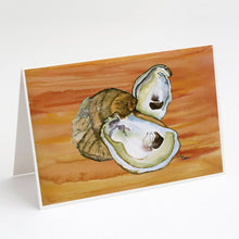 Load image into Gallery viewer, Oyster Hot and Spicy Greeting Cards -  Blank Note Cards – 8-Pack of Artist-Designed Cards with Envelopes