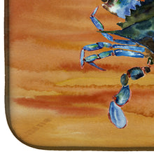 Load image into Gallery viewer, Crab Dish Drying Mat – Absorbent, Artistic Kitchen Essentials 8143DDM